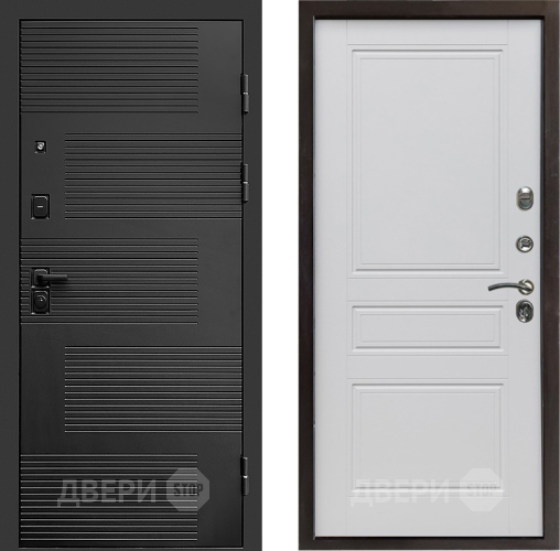 Входная металлическая Дверь Престиж Favorit Классика Белый матовый в Можайске