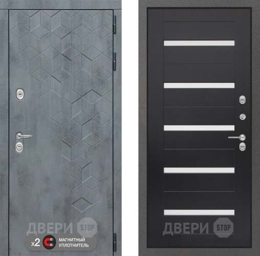 Входная металлическая Дверь Лабиринт (LABIRINT) Бетон 01 Венге в Можайске