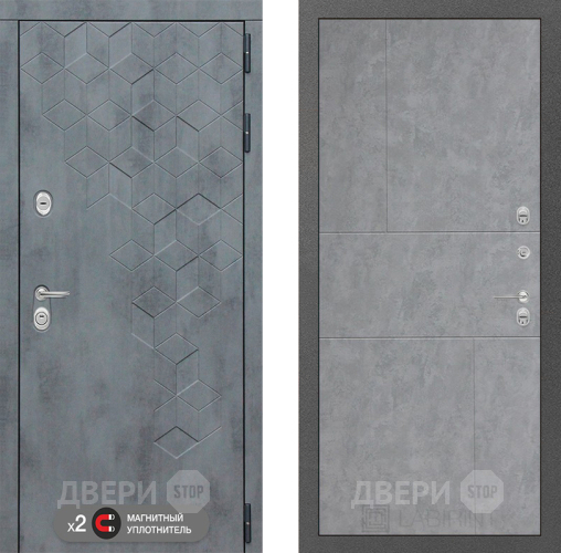 Входная металлическая Дверь Лабиринт (LABIRINT) Бетон 21 Бетон светлый в Можайске