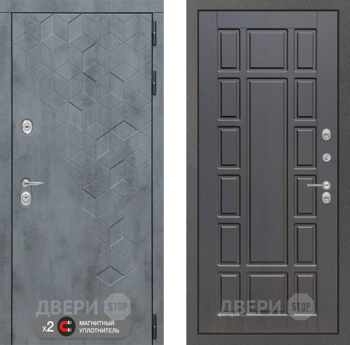 Входная металлическая Дверь Лабиринт (LABIRINT) Бетон 12 Венге в Можайске