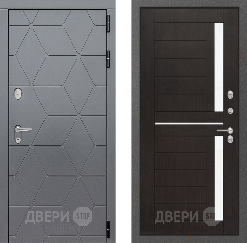 Входная металлическая Дверь Лабиринт (LABIRINT) Cosmo 02 Венге в Можайске