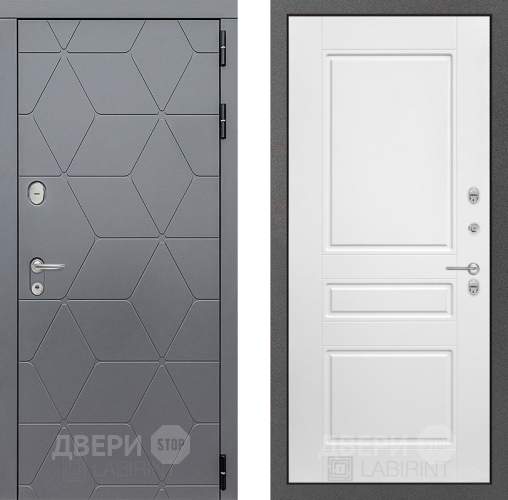 Дверь Лабиринт (LABIRINT) Cosmo 03 Белый софт в Можайске