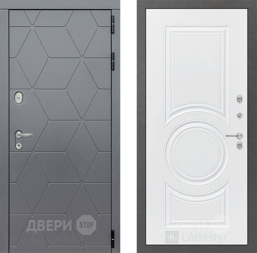 Дверь Лабиринт (LABIRINT) Cosmo 23 Белый софт в Можайске