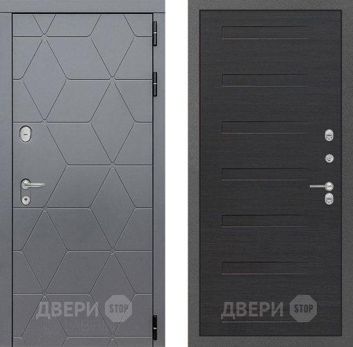 Входная металлическая Дверь Лабиринт (LABIRINT) Cosmo 14 Эковенге поперечный в Можайске