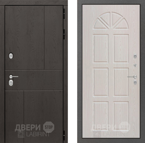 Входная металлическая Дверь Лабиринт (LABIRINT) Urban 15 VINORIT Алмон 25 в Можайске