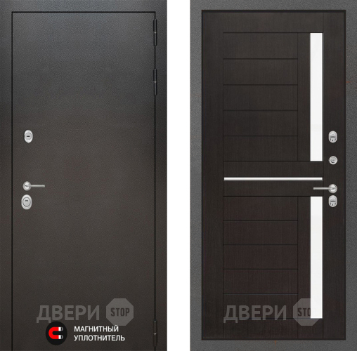 Входная металлическая Дверь Лабиринт (LABIRINT) Silver 02 Венге в Можайске