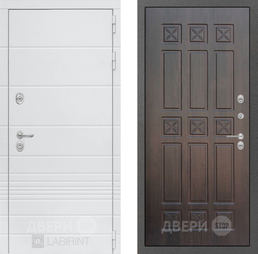 Входная металлическая Дверь Лабиринт (LABIRINT) Трендо 16 VINORIT Алмон 28 в Можайске