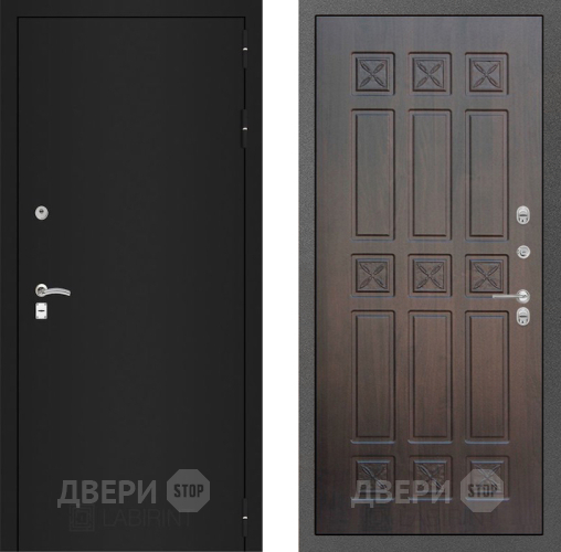 Дверь Лабиринт (LABIRINT) Classic шагрень черная 16 VINORIT Алмон 28 в Можайске