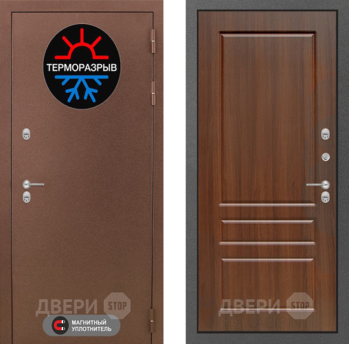 Входная металлическая Дверь Лабиринт (LABIRINT) Термо Магнит 03 Орех бренди в Можайске