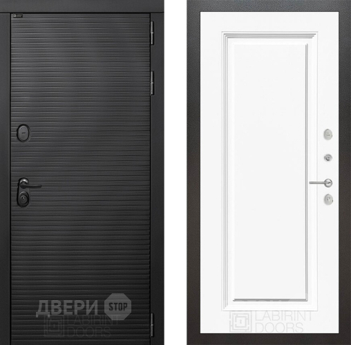 Дверь Лабиринт (LABIRINT) Вулкано 27 Белый (RAL-9003) в Можайске