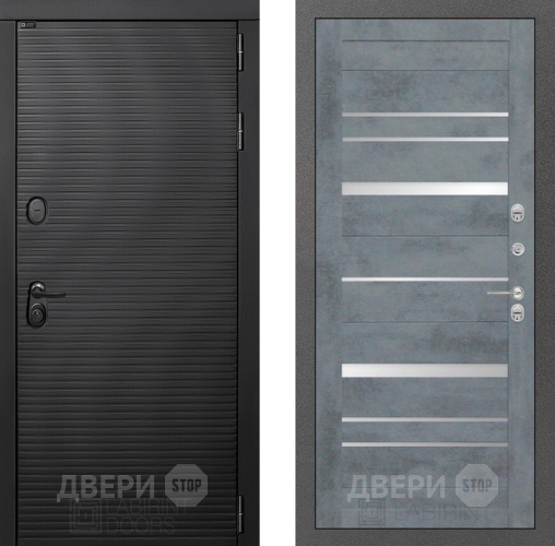 Входная металлическая Дверь Лабиринт (LABIRINT) Вулкано 20 Бетон темный в Можайске