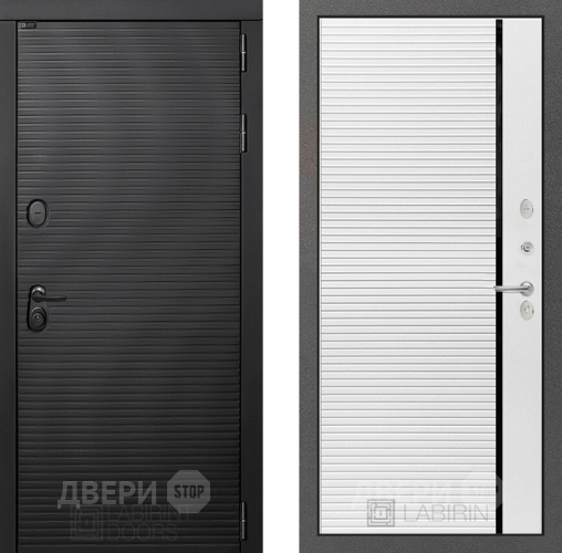 Входная металлическая Дверь Лабиринт (LABIRINT) Вулкано 22 Белый софт в Можайске
