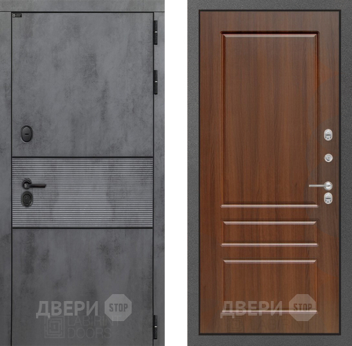 Входная металлическая Дверь Лабиринт (LABIRINT) Инфинити 03 Орех бренди в Можайске