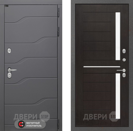 Входная металлическая Дверь Лабиринт (LABIRINT) Ривер 02 Венге в Можайске
