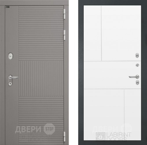 Дверь Лабиринт (LABIRINT) Формо 21 Белый софт в Можайске