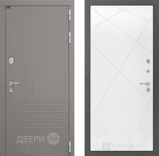 Дверь Лабиринт (LABIRINT) Формо 24 Белый софт в Можайске
