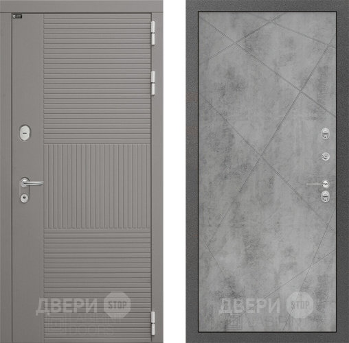 Входная металлическая Дверь Лабиринт (LABIRINT) Формо 24 Бетон светлый в Можайске