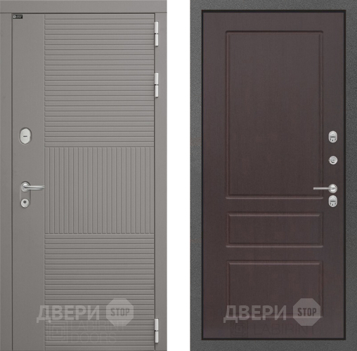 Входная металлическая Дверь Лабиринт (LABIRINT) Формо 03 Орех премиум в Можайске