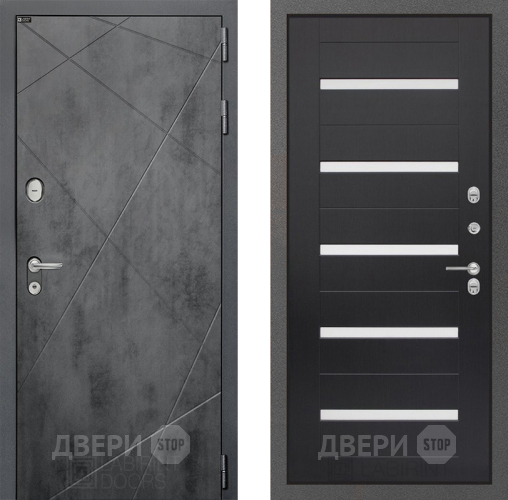 Входная металлическая Дверь Лабиринт (LABIRINT) Лофт 01 Венге в Можайске