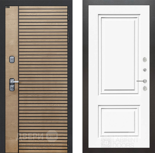 Дверь Лабиринт (LABIRINT) Ritm 26 Белый (RAL-9003) в Можайске