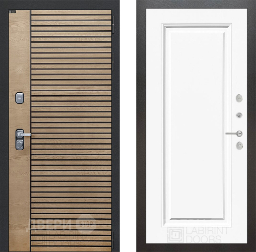 Дверь Лабиринт (LABIRINT) Ritm 27 Белый (RAL-9003) в Можайске