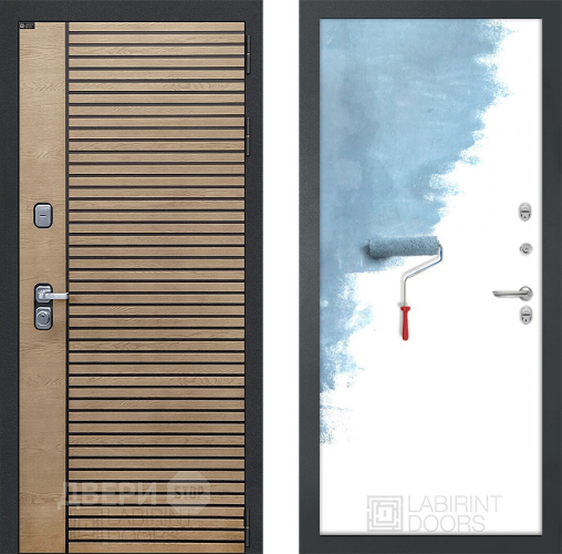 Входная металлическая Дверь Лабиринт (LABIRINT) Ritm 28 Под покраску в Можайске