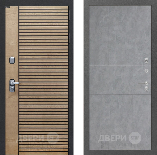 Входная металлическая Дверь Лабиринт (LABIRINT) Ritm 21 Бетон светлый в Можайске