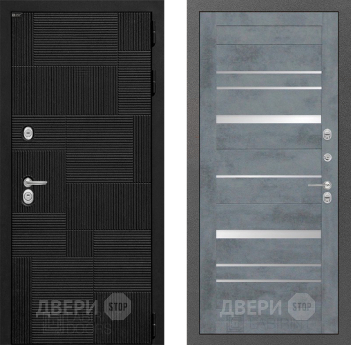 Входная металлическая Дверь Лабиринт (LABIRINT) Pazl 20 Бетон темный в Можайске