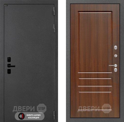 Входная металлическая Дверь Лабиринт (LABIRINT) Acustic 03 Орех бренди в Можайске