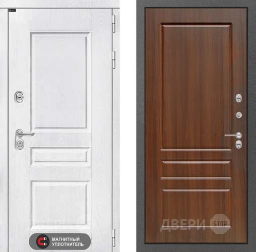 Входная металлическая Дверь Лабиринт (LABIRINT) Versal 03 Орех бренди в Можайске