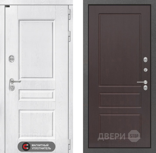 Входная металлическая Дверь Лабиринт (LABIRINT) Versal 03 Орех премиум в Можайске