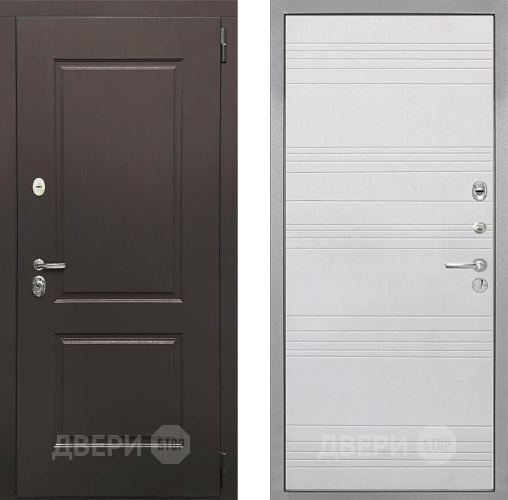 Входная металлическая Дверь Интекрон (INTECRON) Кампо ФЛ-316 Белый ясень в Можайске