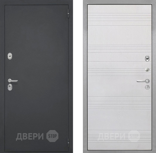 Входная металлическая Дверь Интекрон (INTECRON) Гектор ФЛ-316 Белый ясень в Можайске