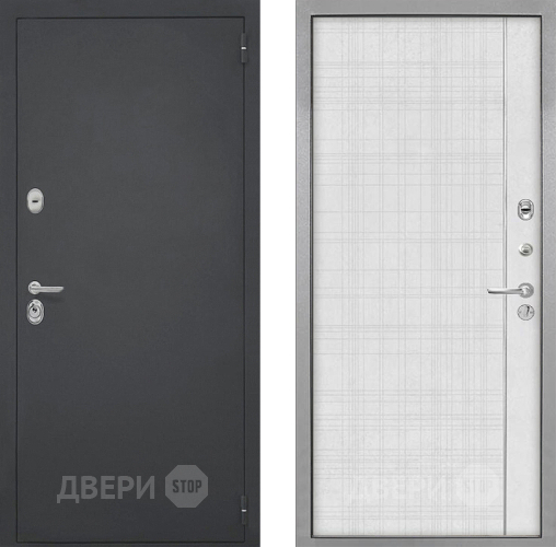 Входная металлическая Дверь Интекрон (INTECRON) Гектор В-07 с молдингом Лофт белый в Можайске