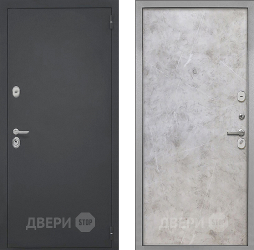 Входная металлическая Дверь Интекрон (INTECRON) Гектор Гладкая Мрамор светлый в Можайске