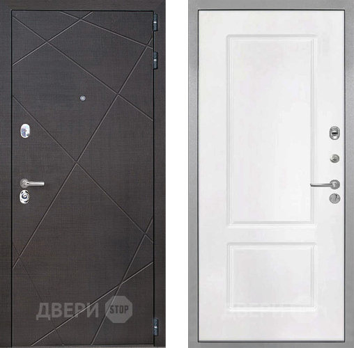 Входная металлическая Дверь Интекрон (INTECRON) Сенатор Лучи КВ-2 Белый матовый в Можайске