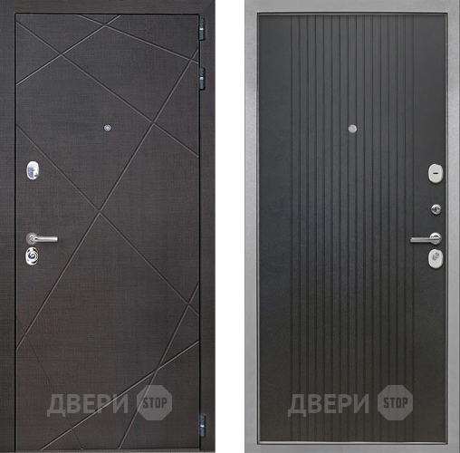 Входная металлическая Дверь Интекрон (INTECRON) Сенатор Лучи ФЛ-295 Лофт черный в Можайске