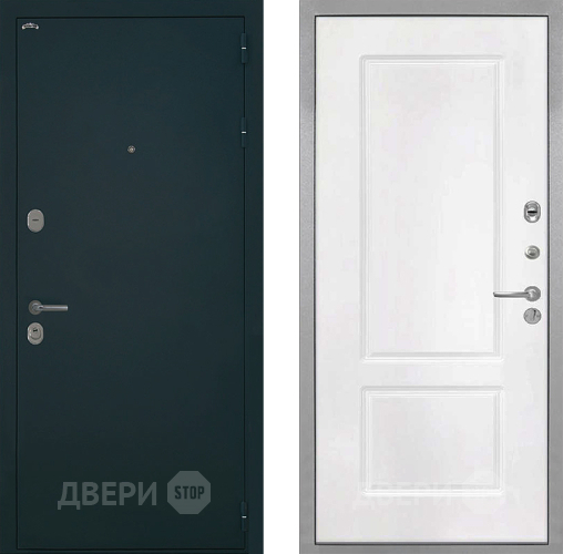 Входная металлическая Дверь Интекрон (INTECRON) Греция КВ-2 Белый матовый в Можайске