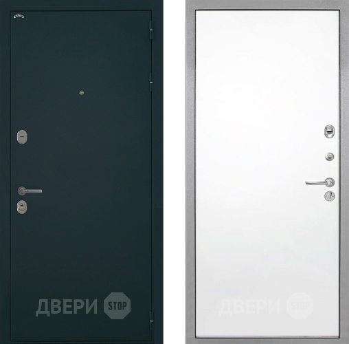Входная металлическая Дверь Интекрон (INTECRON) Греция Гладкая Силк Сноу в Можайске
