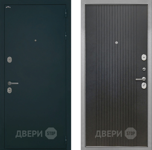 Входная металлическая Дверь Интекрон (INTECRON) Греция ФЛ-295 Лофт черный в Можайске