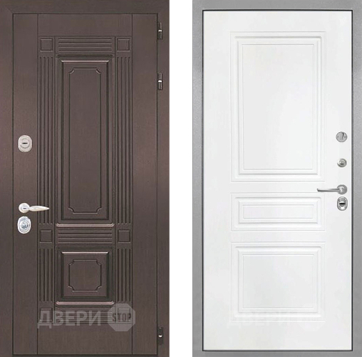 Входная металлическая Дверь Интекрон (INTECRON) Италия ФЛ-243 Белый матовый в Можайске