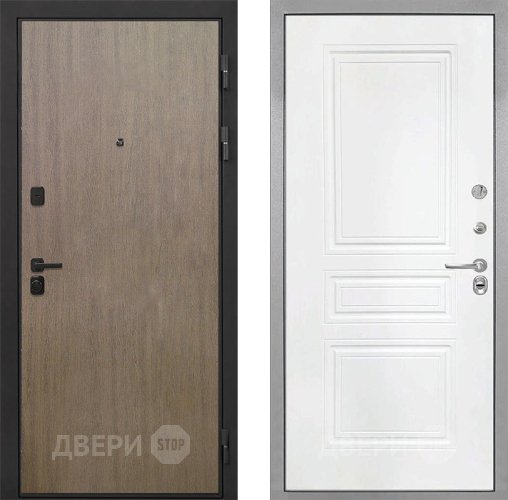 Дверь Интекрон (INTECRON) Профит Black Венге Коричневый ФЛ-243 Белый матовый в Можайске