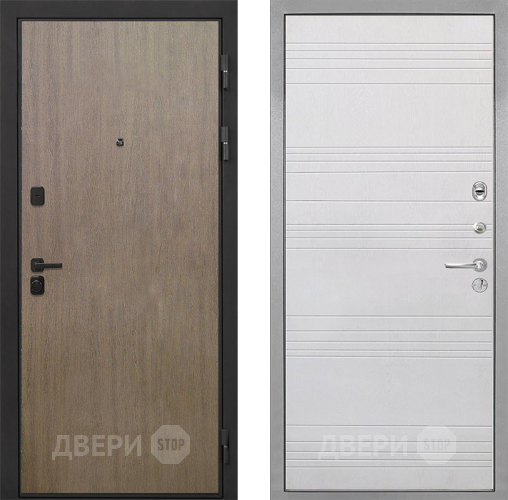 Входная металлическая Дверь Интекрон (INTECRON) Профит Black Венге Коричневый ФЛ-316 Белый ясень в Можайске