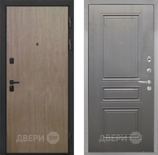 Входная металлическая Дверь Интекрон (INTECRON) Профит Black Венге Коричневый ФЛ-243 Графит вуд дуб в Можайске
