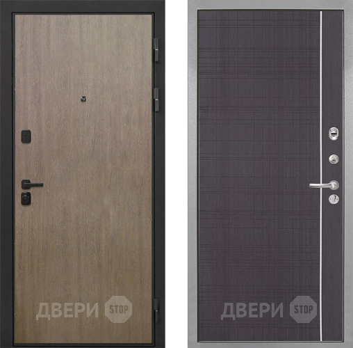 Входная металлическая Дверь Интекрон (INTECRON) Профит Black Венге Коричневый В-07 с молдингом Венге в Можайске