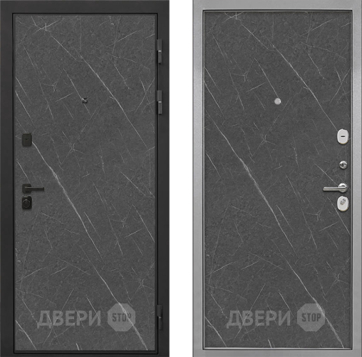 Входная металлическая Дверь Интекрон (INTECRON) Профит Black Гранит Лава Оникс Гладкая Гранит лава оникс в Можайске