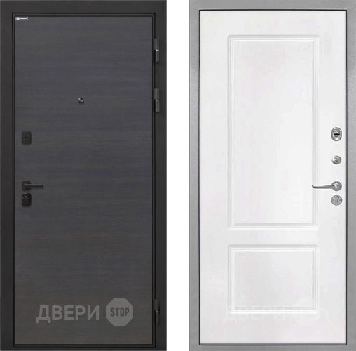 Дверь Интекрон (INTECRON) Профит Black Эковенге КВ-2 Белый матовый в Можайске