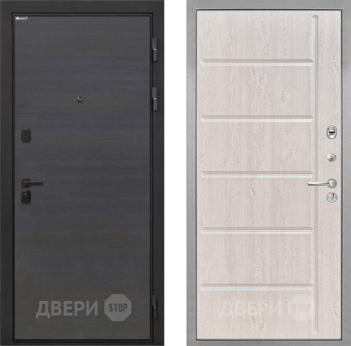 Входная металлическая Дверь Интекрон (INTECRON) Профит Black Эковенге ФЛ-102 Сосна белая в Можайске