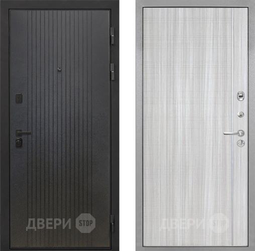 Дверь Интекрон (INTECRON) Профит Black ФЛ-295 В-07 с молдингом Сандал белый в Можайске