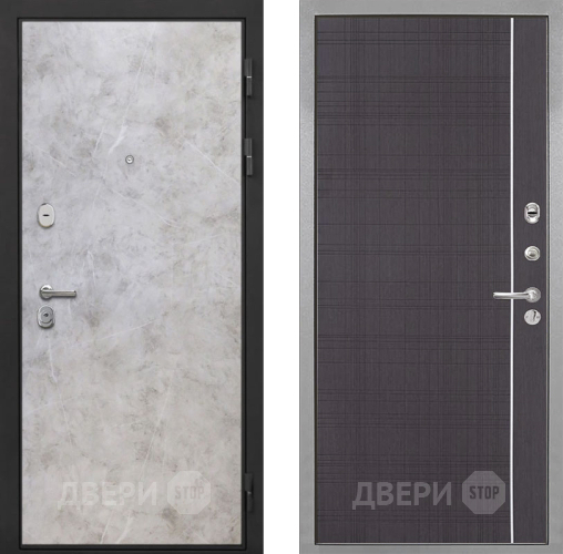 Входная металлическая Дверь Интекрон (INTECRON) Гектор Мрамор Светлый В-07 с молдингом Венге в Можайске